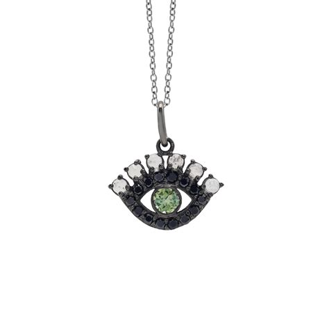 925 Sterling Silver Evils Eye Pendant