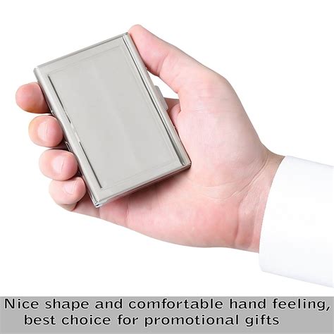 RFID Stainless Steel Card Holder Against Scanning Criminals 6 Slots ...