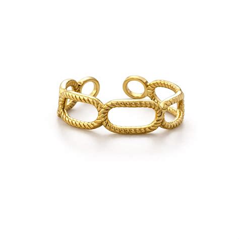 Eterna Link Ring | Adjustable Anti-Tarnish Ring | YUBIRAA
