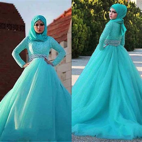 Pink Islamic Wedding Dresses