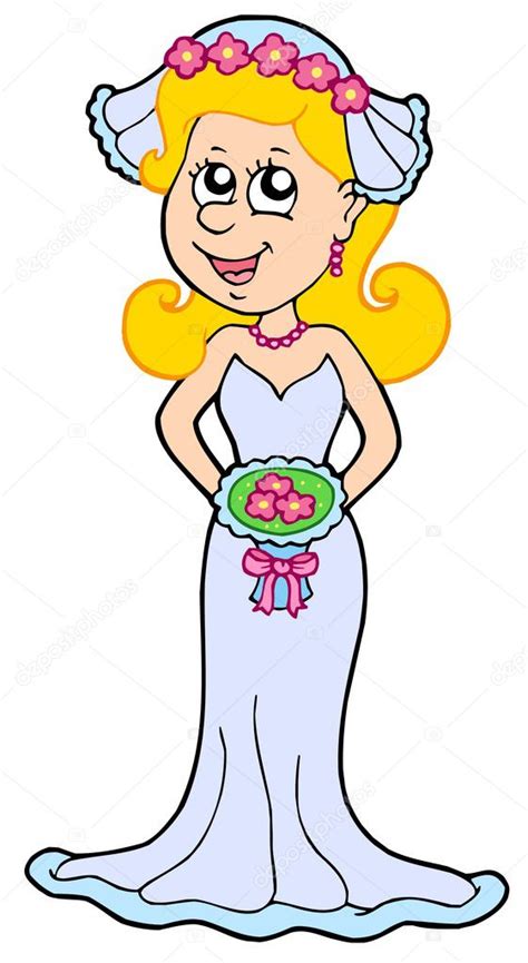 Image result for Cartoon Bride