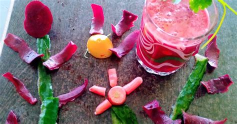Food art with Mixveg juice Recipe by Deepika Sharma - Cookpad