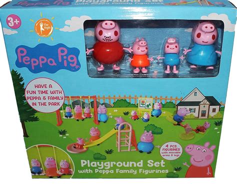 Buy Ashi impex Peppa Family Playground Set / Park Set with Pig Family ...