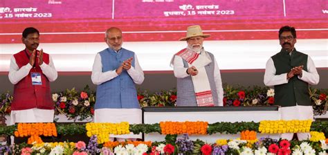 PM addresses program marking celebrations of Janjatiya Gaurav Diwas, 2023