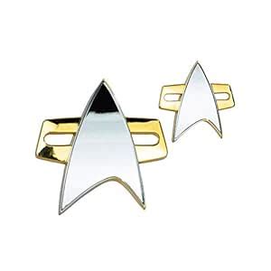 Quantum Mechanix QMx - Star Trek: Voyager Badge and Pin Set : Amazon.in ...