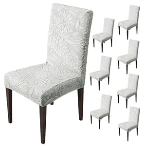 House of Quirk Stretchy Universal Camellia Jacquard Waterproof Chair ...