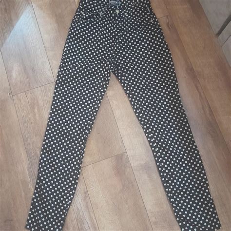 Vintage Versace dotted trousers Size 28 #vintage... - Depop