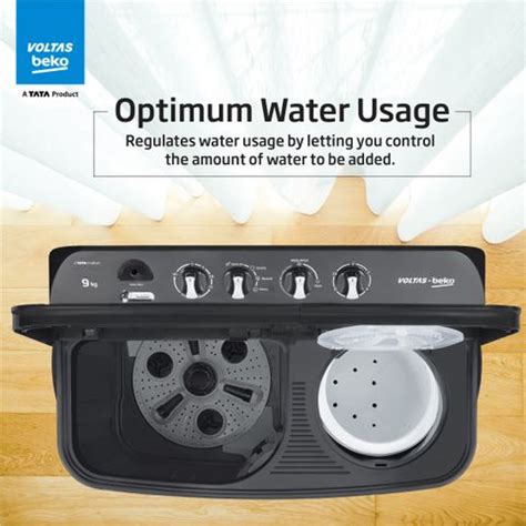 Voltas Beko by A Tata Product 9 kg washing machine with Soft Closing ...