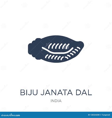 Biju Janata Dal Icon. Trendy Flat Vector Biju Janata Dal Icon on Stock ...