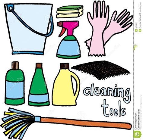 Cleaning Supplies Clipart