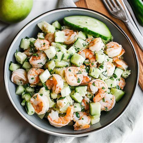 Cucumber Shrimp Salad