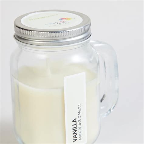Buy Color Connect Vanilla Mason Jar Candle from Home Centre at just INR ...