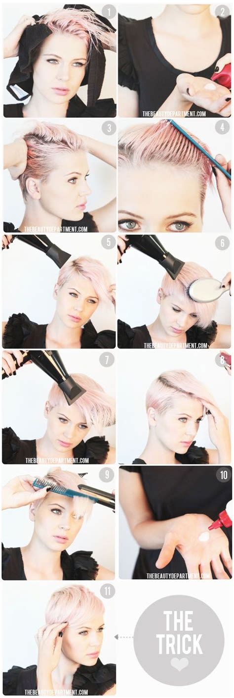 Image result for Pixie Hair Tutorial