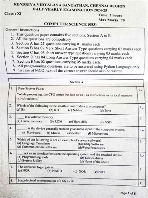 Image result for Computer Science Paper Format
