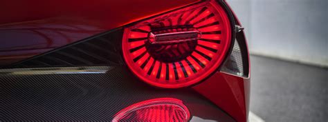 Download wallpaper Alfa Romeo, 2023, taillights, Alfa Romeo 33 Stradale ...