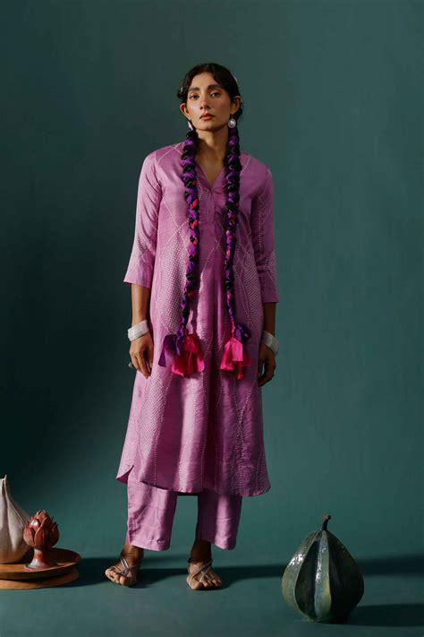 Maze Co-ord Set - Lavender – Naina Jain