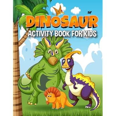 Dinosaur activity book for kids: 120 coloring pages, India | Ubuy
