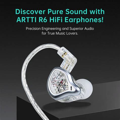 ARTTI R6 Dynamic Driver In Ear Monitor with Mic | Concept Kart