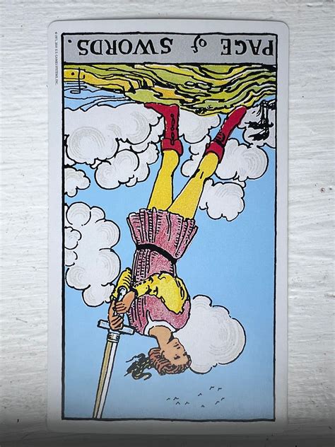 The Page of Swords: Upright and Reversed Meanings