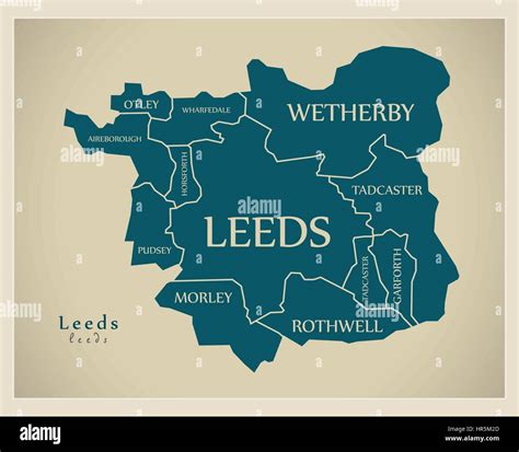 Leeds England Map
