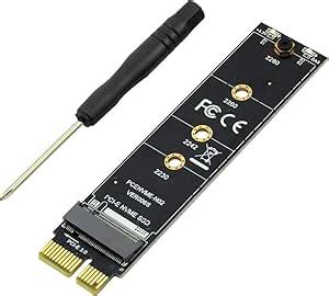 RuhZa PCI-E PCI Express 3.0 X1 to M.2 M Key Interface NVMe SSD PCIE M.2 ...