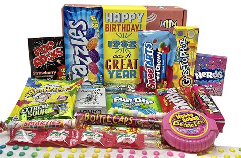 RETRO CANDY YUM ~ 1982 41st Birthday Nostalgic Candy India | Ubuy