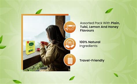 Buy emperia Tulsi, Lemon & Honey Green Tea, Travel Pack Online at Best ...