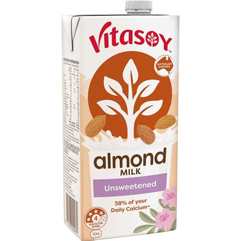 Vitasoy Almond Milk Unsweetened 1l | Woolworths
