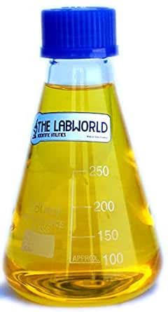 Labworld Glass Conical flask 250 ml with bakelite screw cap ...