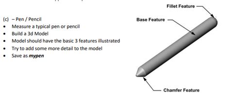 SolidWorks Rectangular Pen 的图像结果