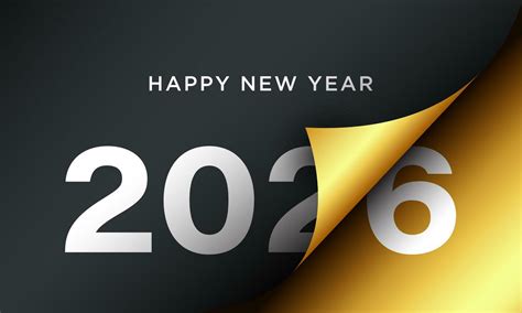 2026 Happy New Year Background Design. 33127367 Vector Art at Vecteezy