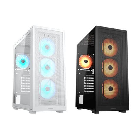 Promo COUGAR MX220 RGB WHITE MID TOWER PC CASE CASING GAMING CHASSIS ...