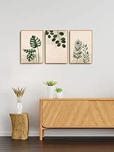 999STORE palm green leaf wall art painting for hall wall living room ...