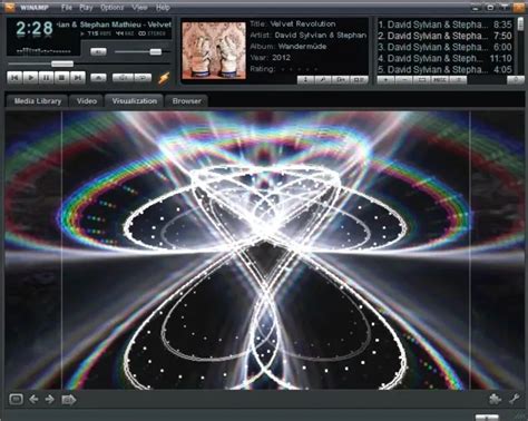 Image result for iTunes Audio Visualizer Example