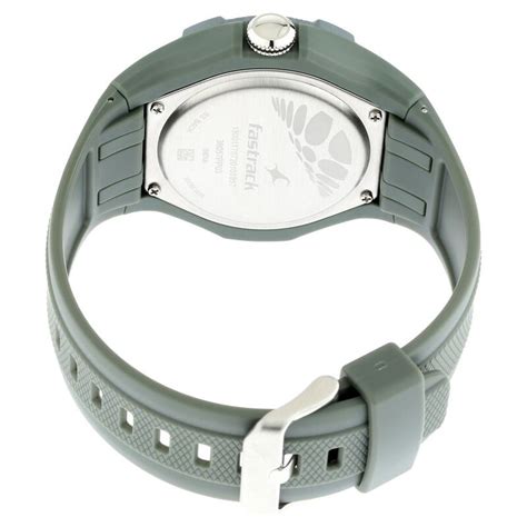 Fastrack Trendies Quartz Analog Black Dial Silicone Strap Watch for Guys