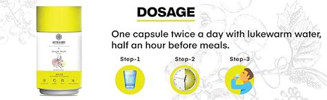 NUTRiHERBS Grape Seed Extract Capsules 500mg - Potent Antioxidant ...