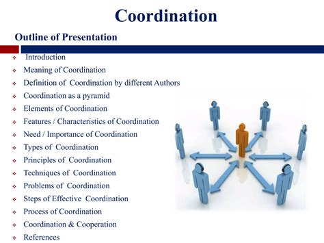 Definition Of Coordinator