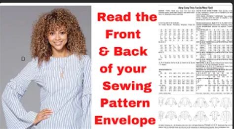 Image result for Reading a Sewing Pattern