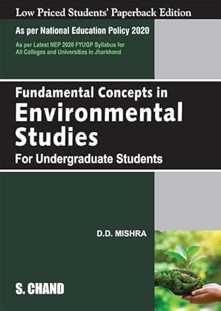 Buy Fundamental Concepts in Environmental Studies For Undergraduate ...