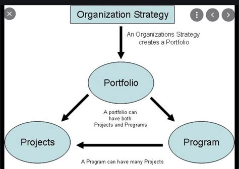 Image result for Portfolio vs Program vs Project