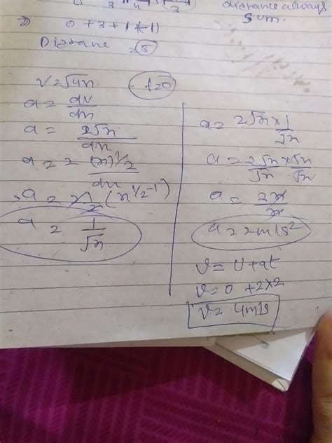 The velocity of a particle moving in positive x axis is according to ...