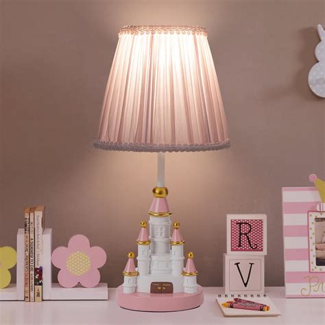 HERBESTBAY Kids Table Lamp, Adorable 14 Inch Castle Style Kids Desk ...