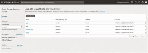 Image result for Oracle Digital Assistant Storage Object Bucket