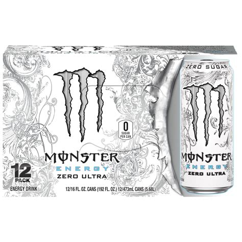 Buy Monster Energy Zero Ultra, Sugar Free Energy Drink, 16 fl oz, 12 ...