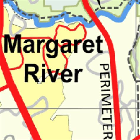 WalkGPS - Margaret River region - Coast and Inland Forests Walk Area Map by WalkGPS | Avenza Maps