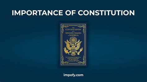 Top 10 Importance of Constitution & Key Benefits Explained 2024