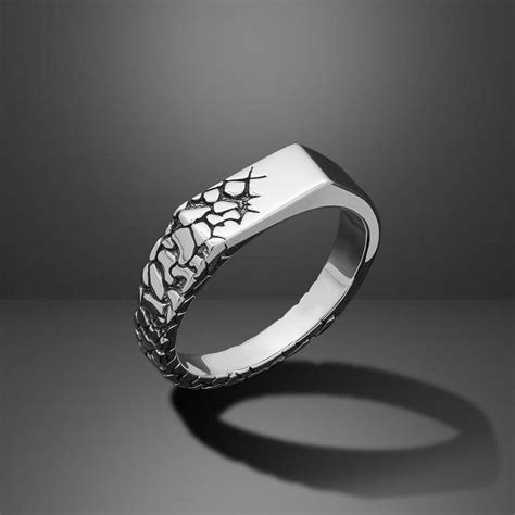 Vintage Brutalist Broken Men's Ring By Harshita Jewellery – Harshita ...