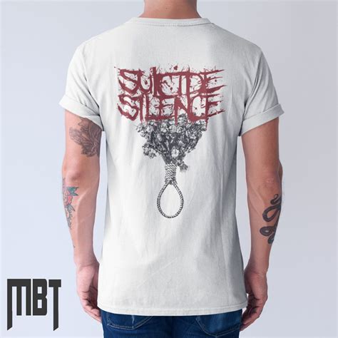 Suicide Silence Band T-Shirt, Suicide Silence Logo Artwork Tee-Shirt ...