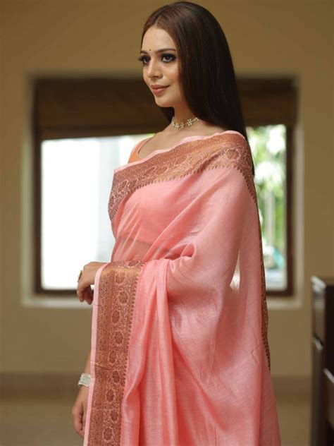 Saree - Peach