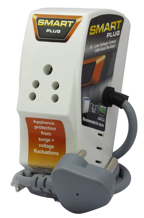 6 Amp Smart Plug Cord, Voltage Protector for TV, Food Processor, Mobile ...